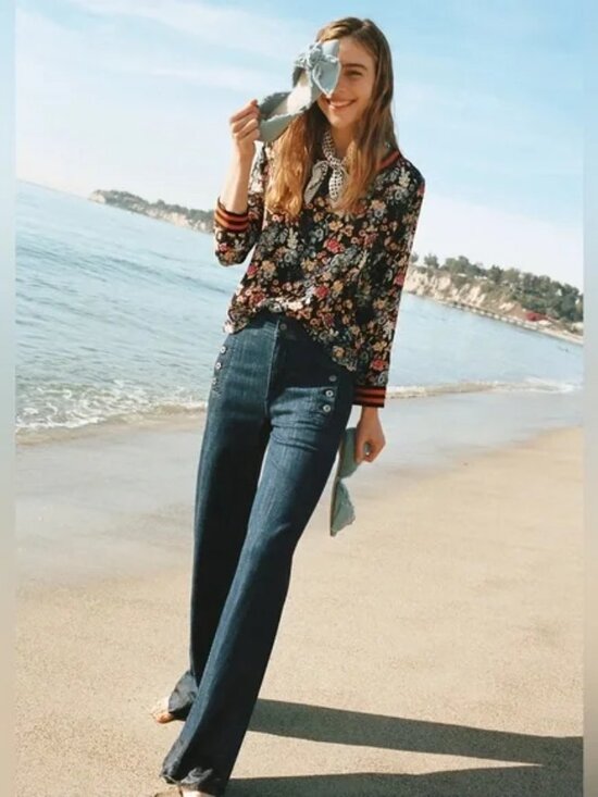 Anthropologie Denim - Anthro Pilcro & the Letterpress Starboard Wide Leg Sailor Jeans